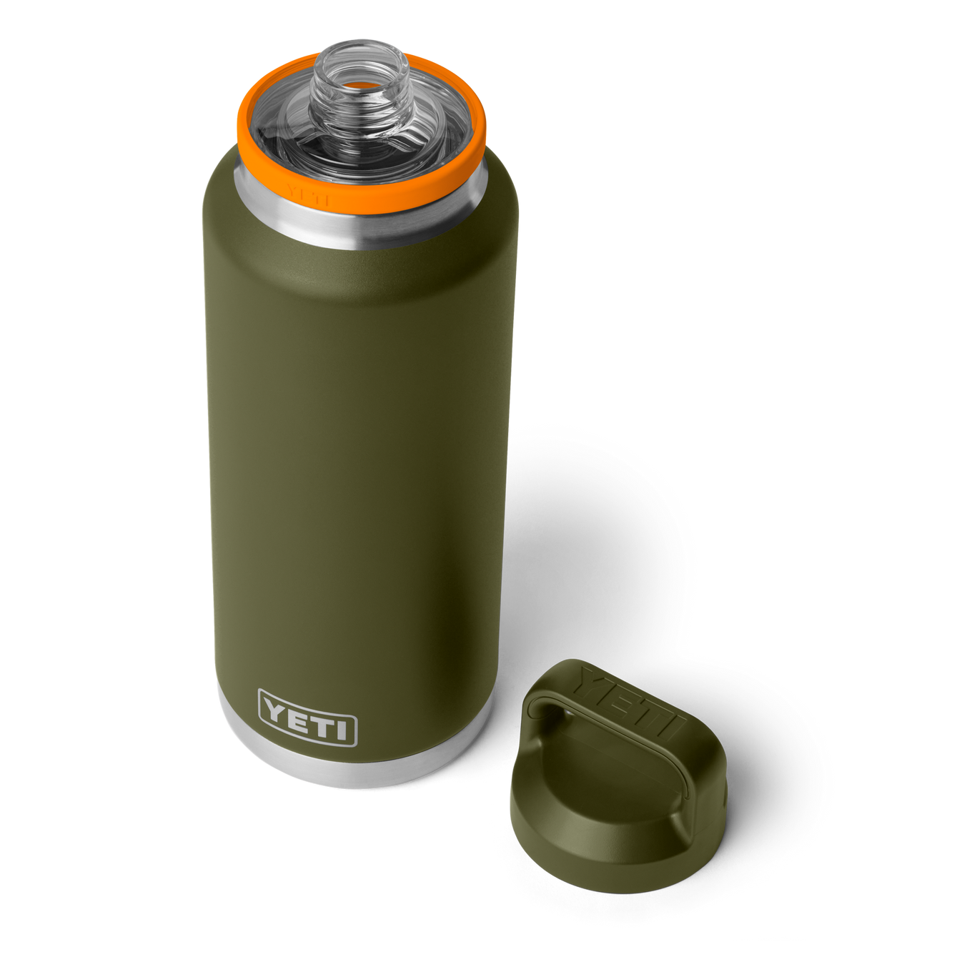 RAMBLER 46 OZ C BOTTLE CHUG OLIVE / KING CRAB ORANGE
