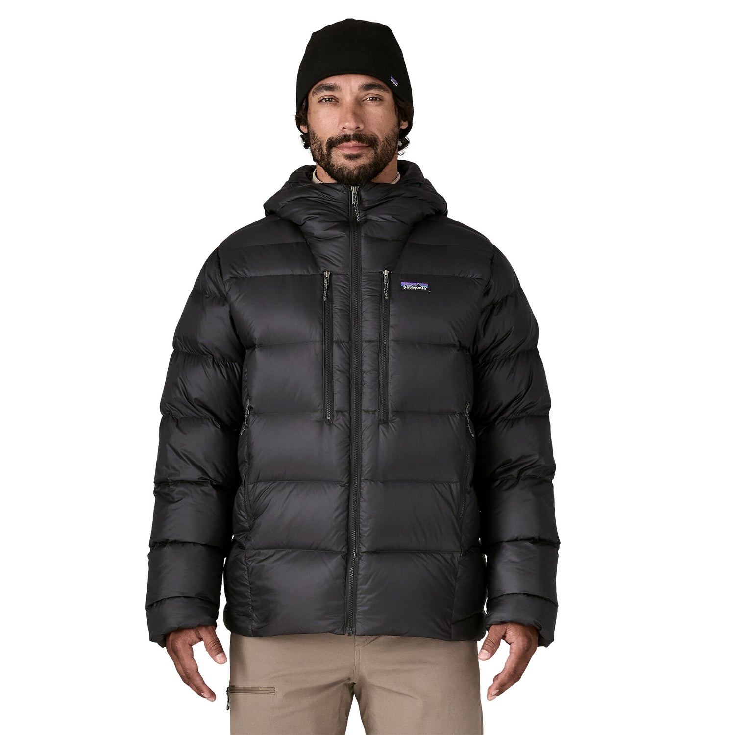 M'S FITZ ROY DOWN HOODY BLACK