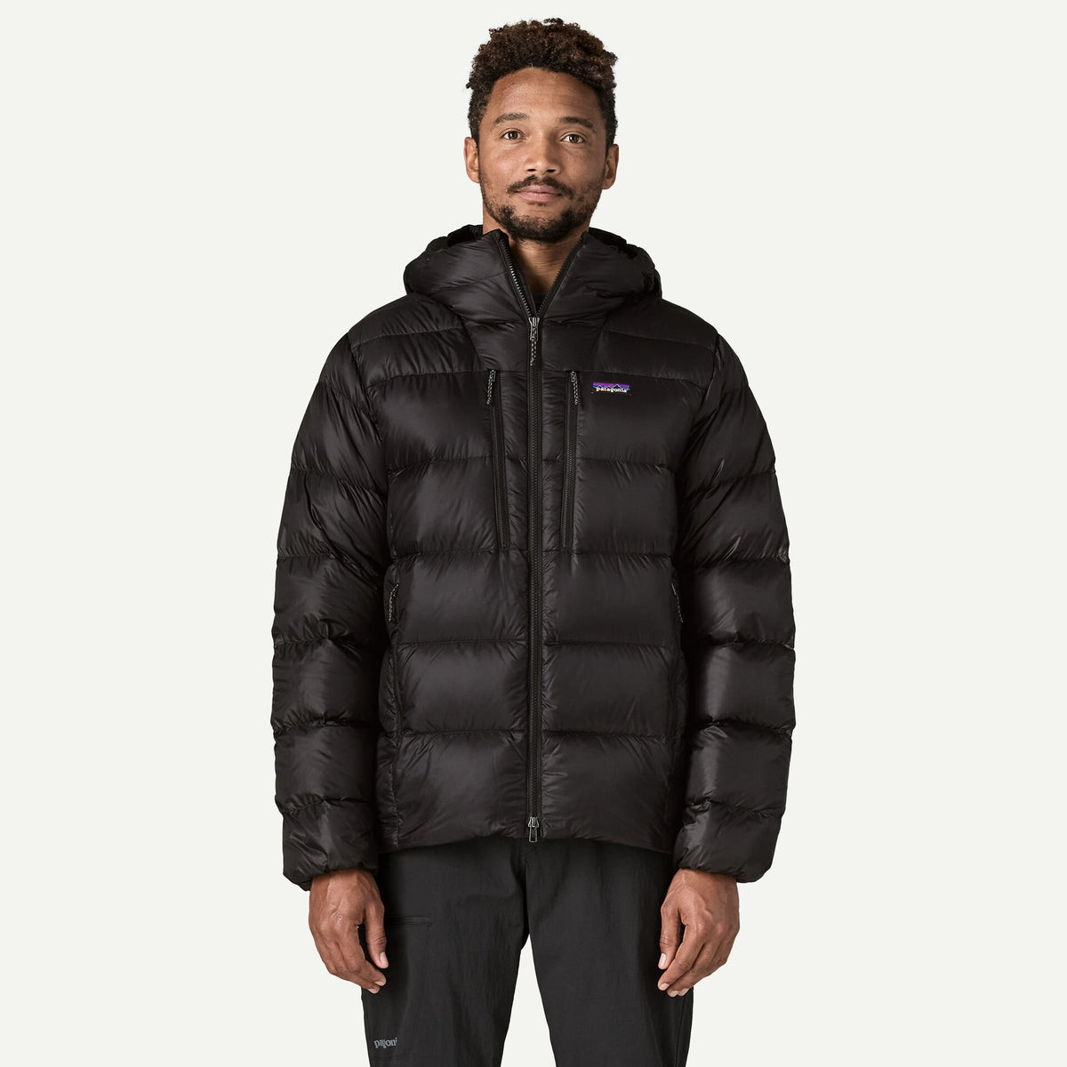M'S FITZ ROY DOWN HOODY BLACK