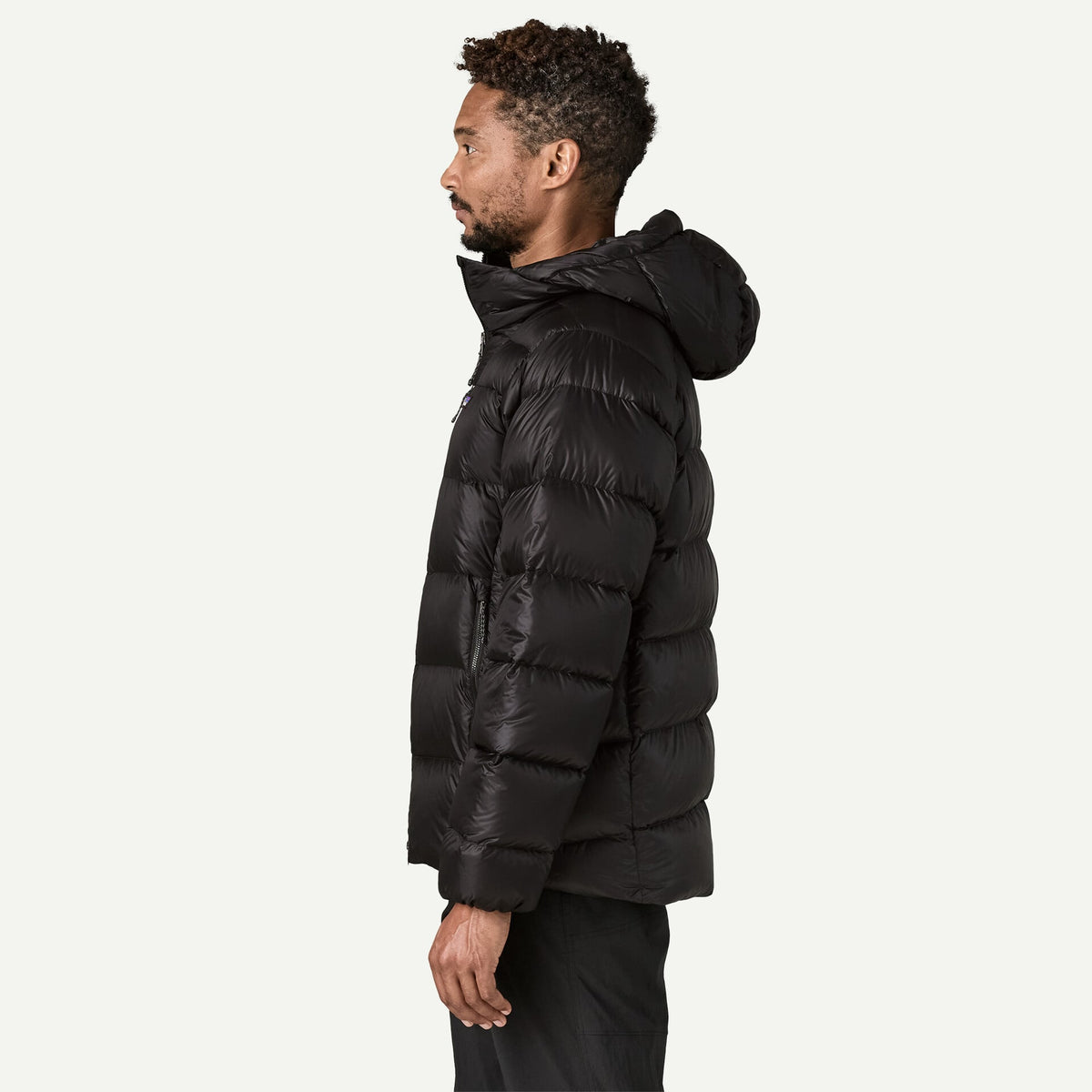 M'S FITZ ROY DOWN HOODY BLACK
