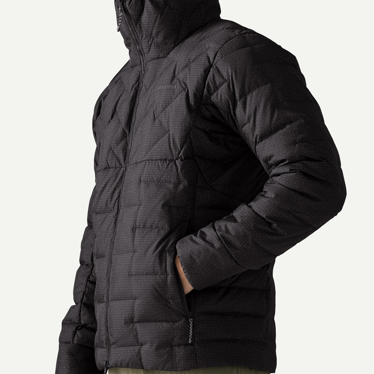 M'S DURABLE DOWN HOODY BLACK