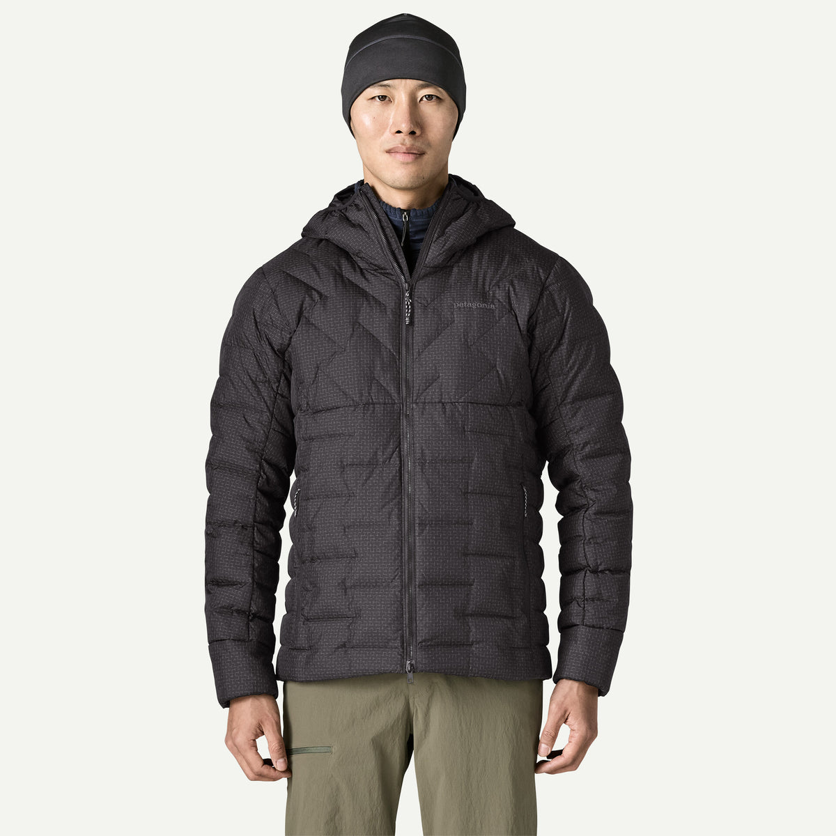M'S DURABLE DOWN HOODY BLACK