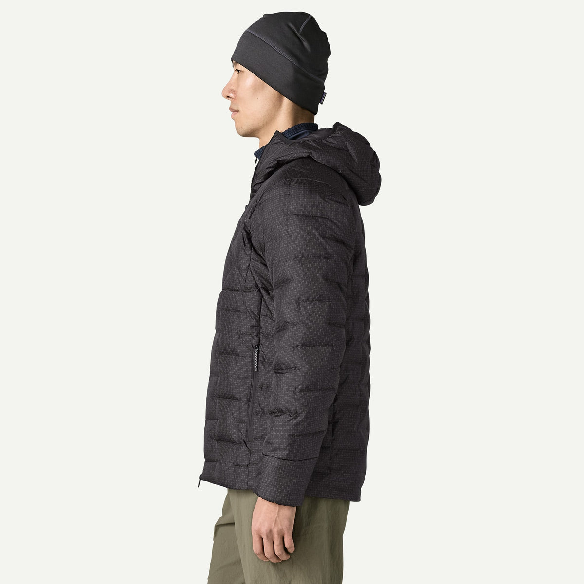 M'S DURABLE DOWN HOODY BLACK