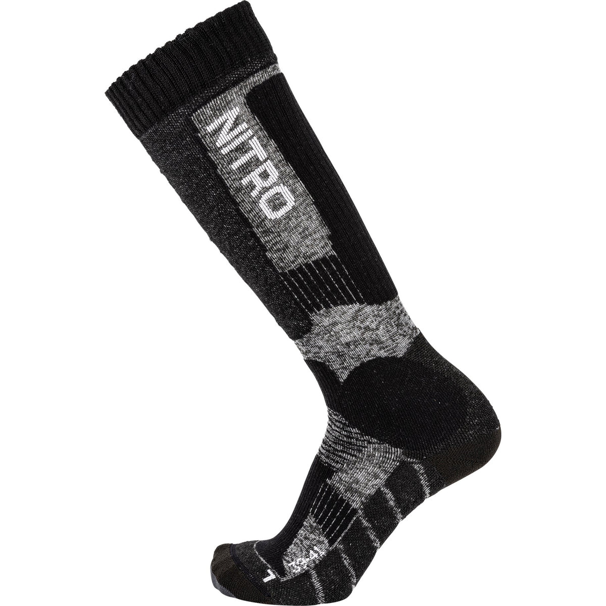 UNISEX CLOUD 8 SOCKS BLACK / GREY