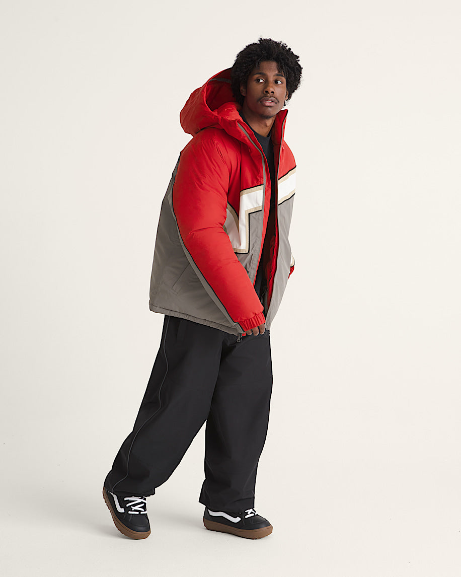 90’S BIGBLOCK JACKET RACING RED