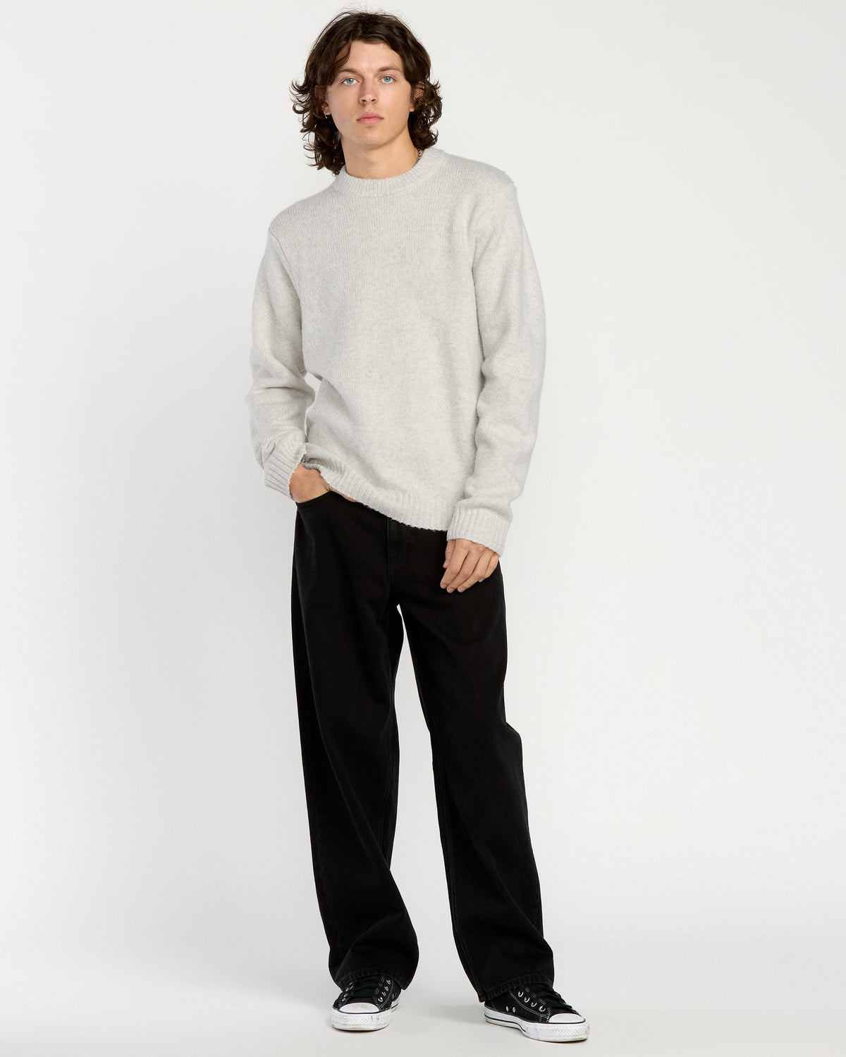 EDMONDER II SWEATER DIRTY WHITE