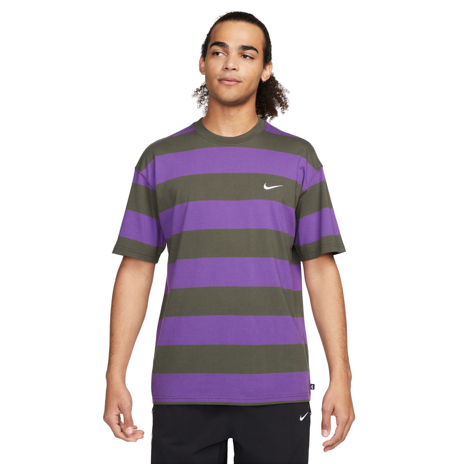 STRIPE SKATE TEE CARGO KHAKI