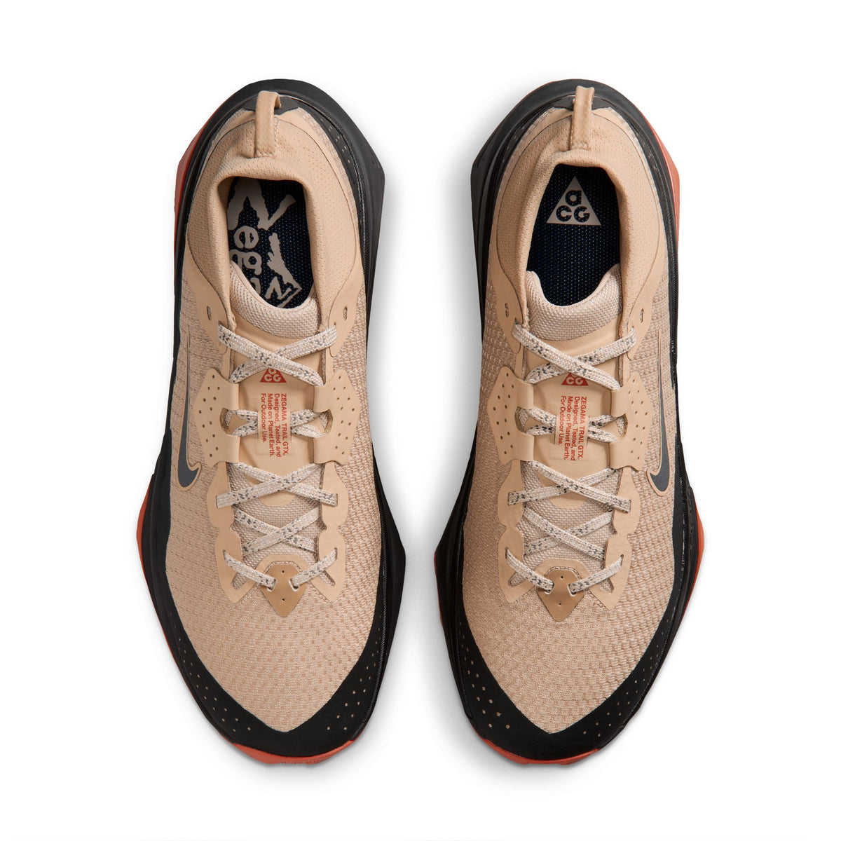 ACG ZEGAMA TRAIL GORE-TEX LINEN / BLACK / LIGHT CRIMSON / LIGHT OREWOOD BROWN