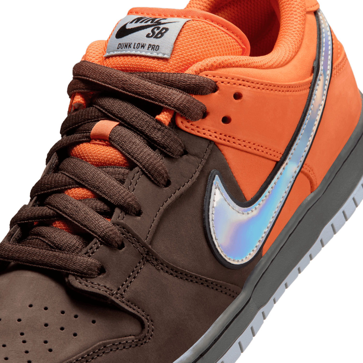 SB DUNK LOW PRO SAFETY ORANGE / WOLF GREY / BAROQUE BROWN