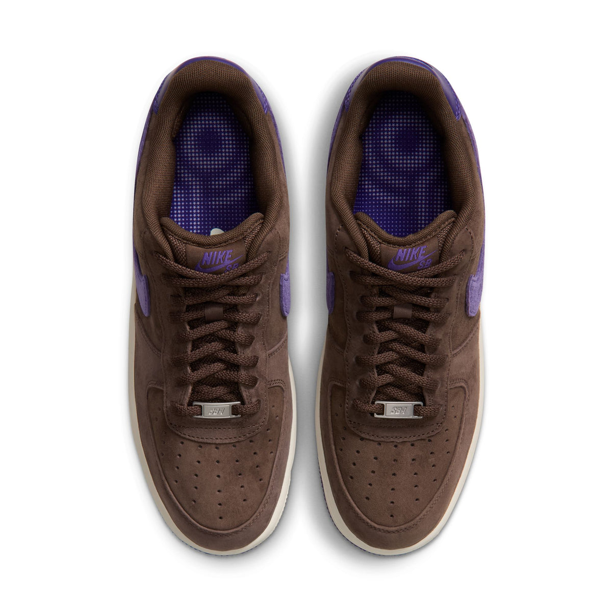 SB AIR FORCE 1 SE LIGHT CHOCOLATE / COURT PURPLE / SAIL