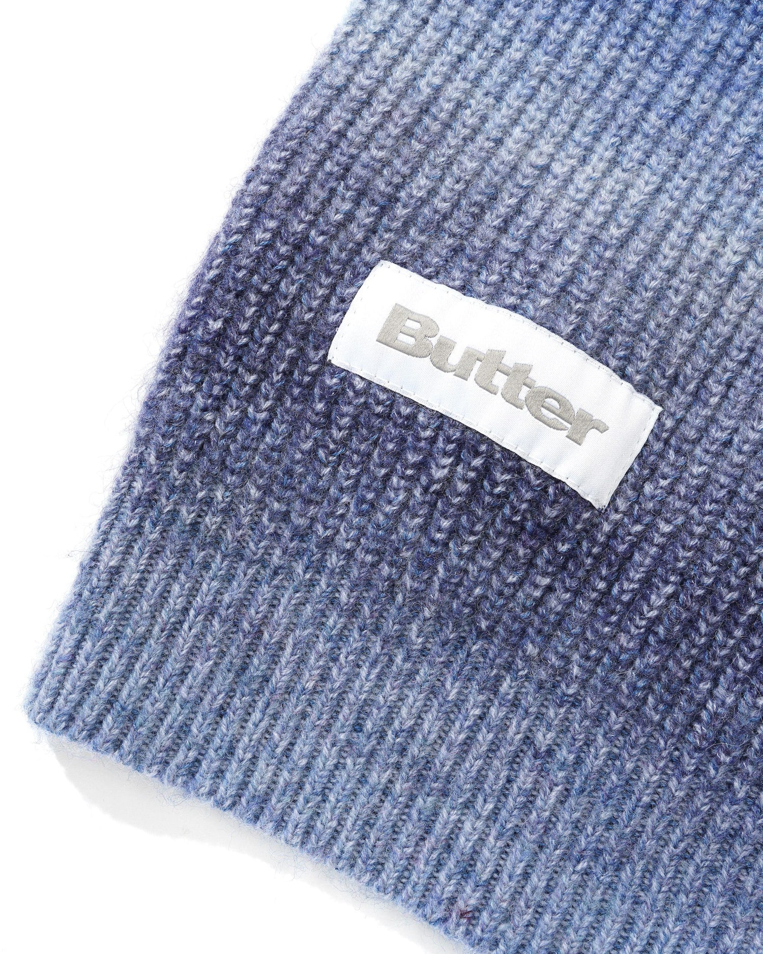BEAMS 1/4 ZIP KNIT POLO BLUE