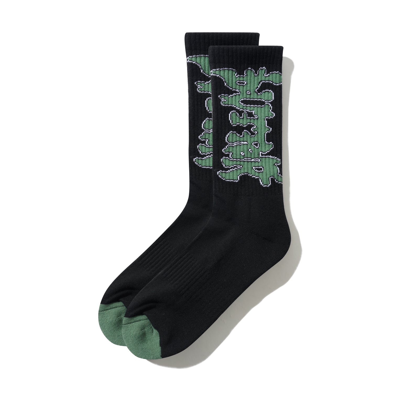 BLOTCH SOCKS BLACK