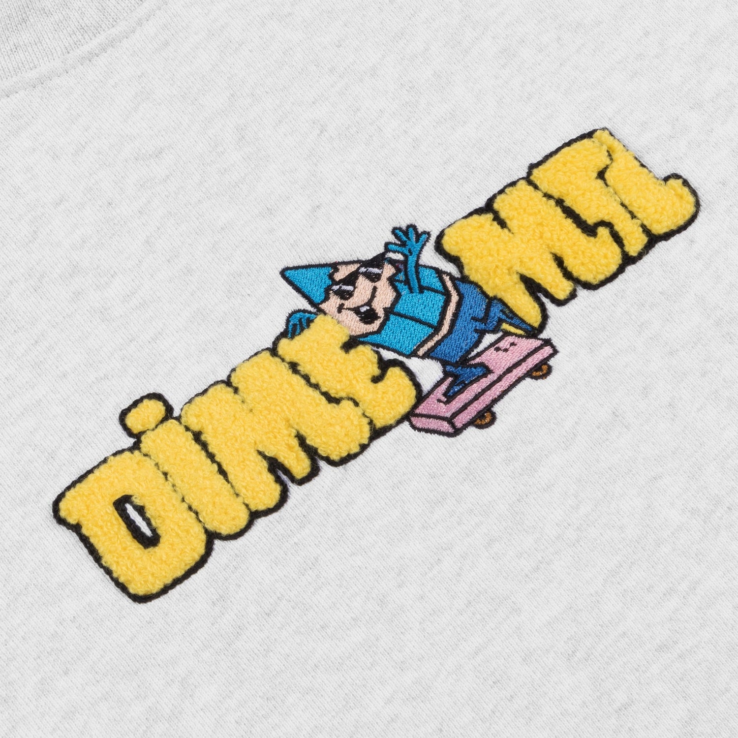 CRAYON CHENILLE CREWNECK ASH