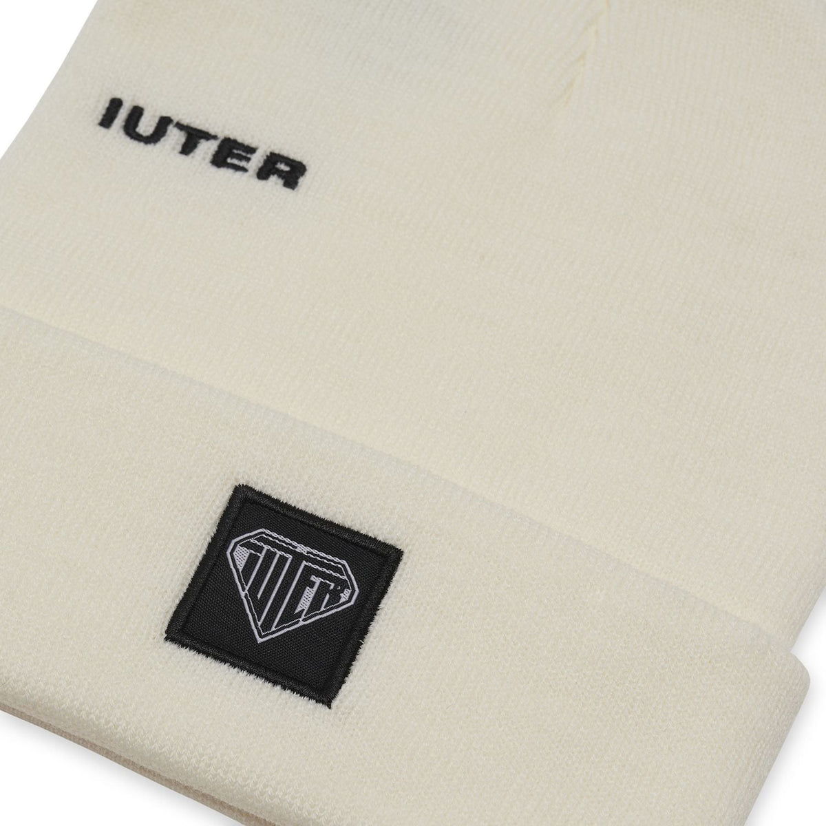 LOGO FOLD BEANIE WHITE