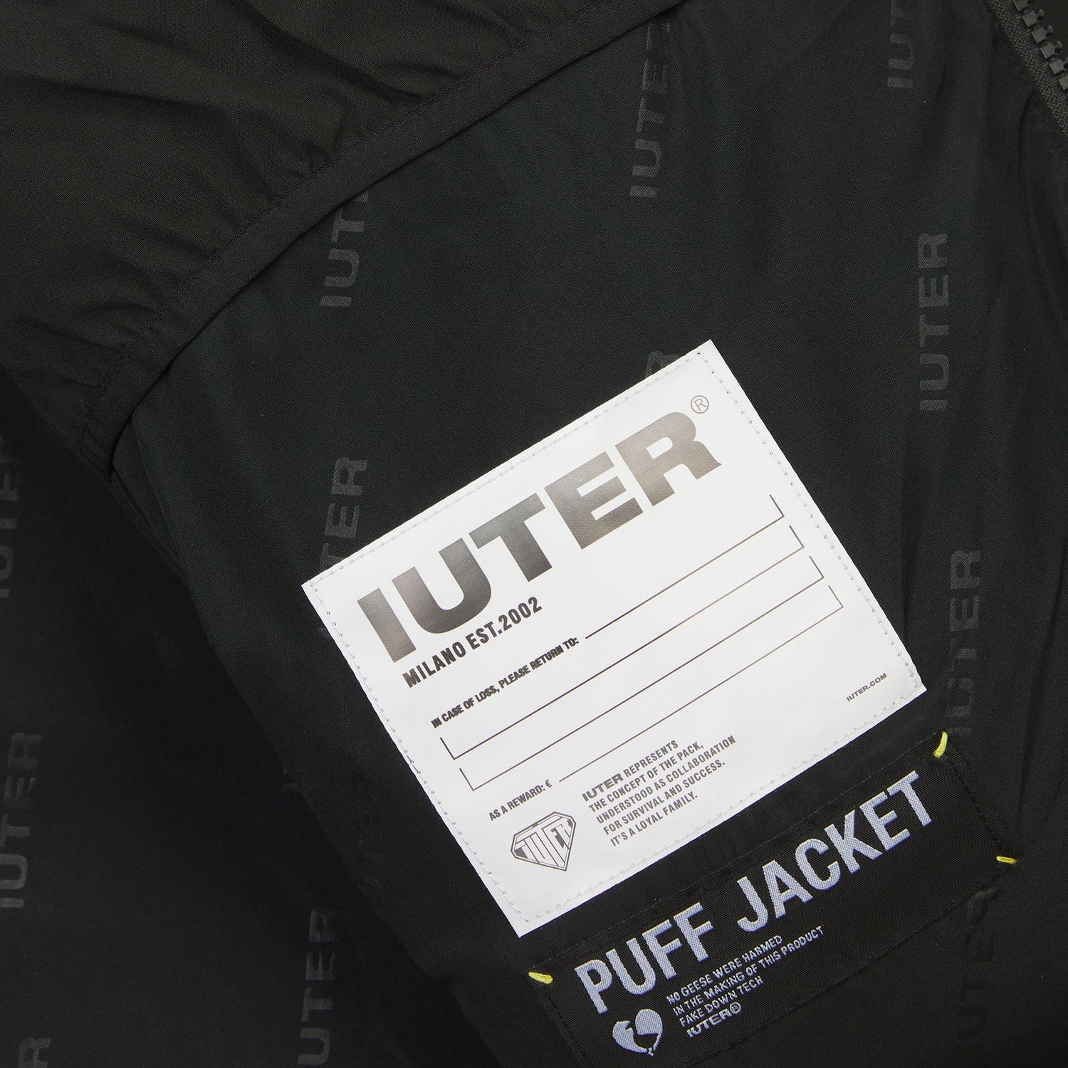 IUTER PUFF JACKET BLACK