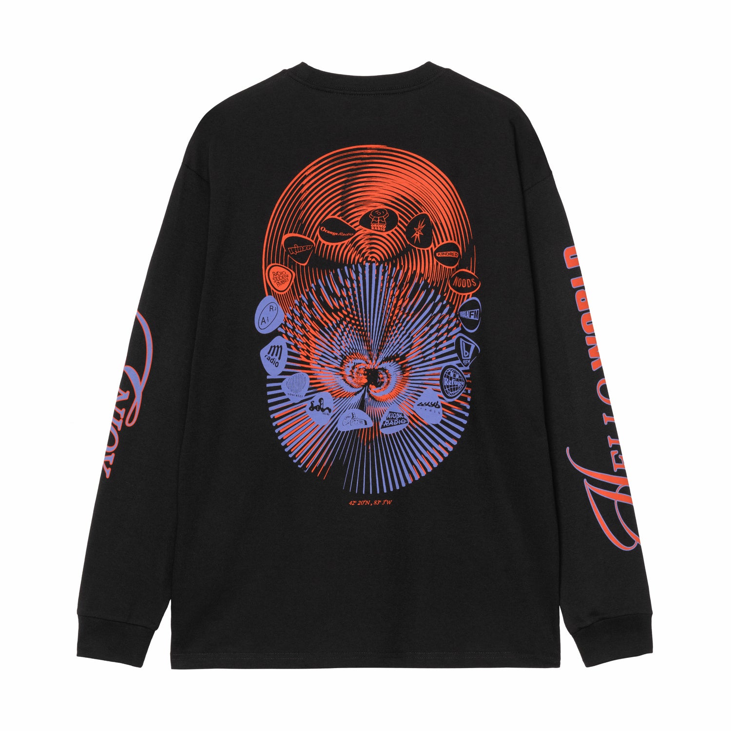 AUDIO ARCHIVES WIP L/S T-SHIRT BLACK