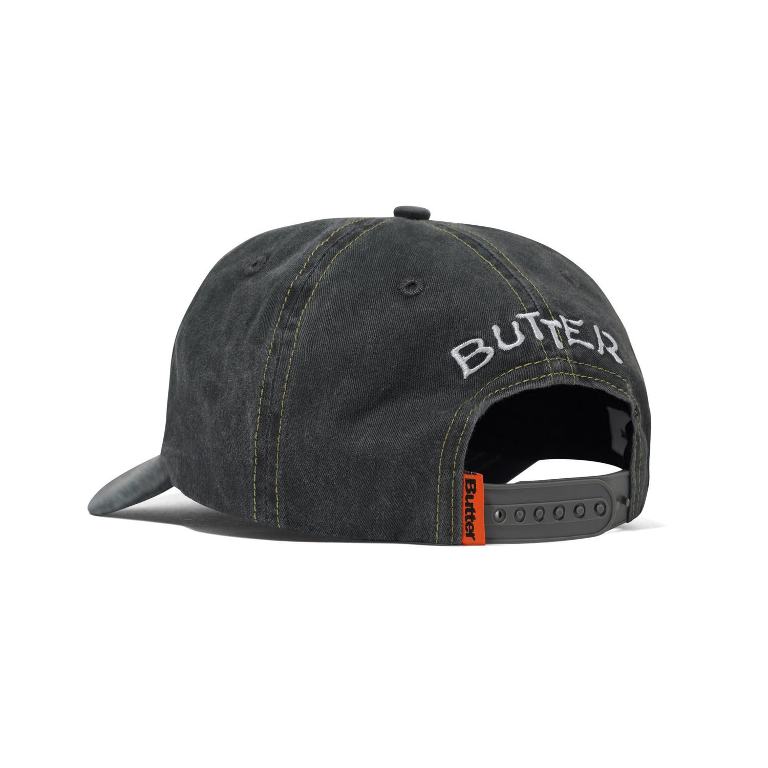 CANINE 5 PANEL CAP WASHED BLACK