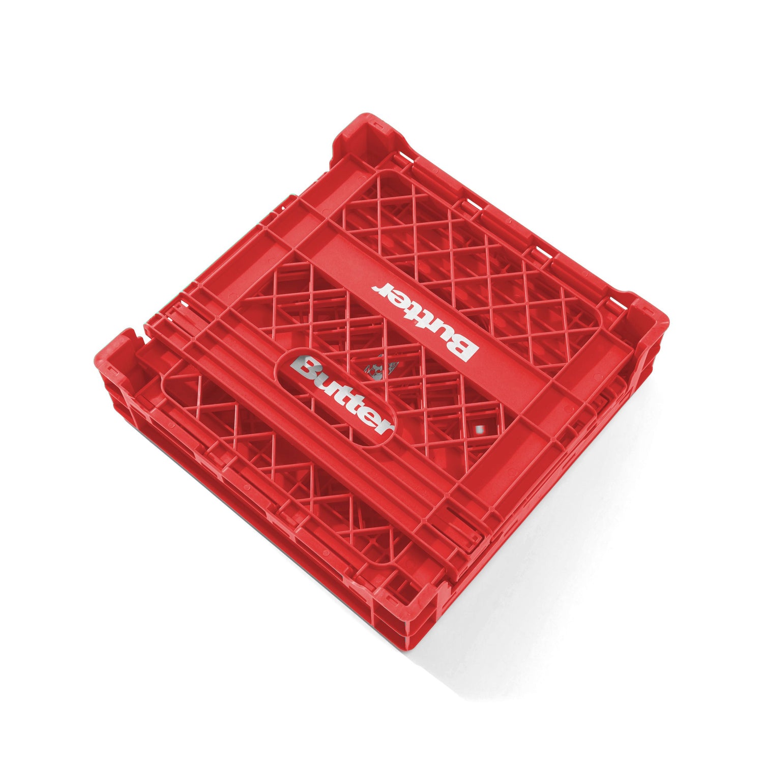 COLLAPSABLE RECORD CRATE RED