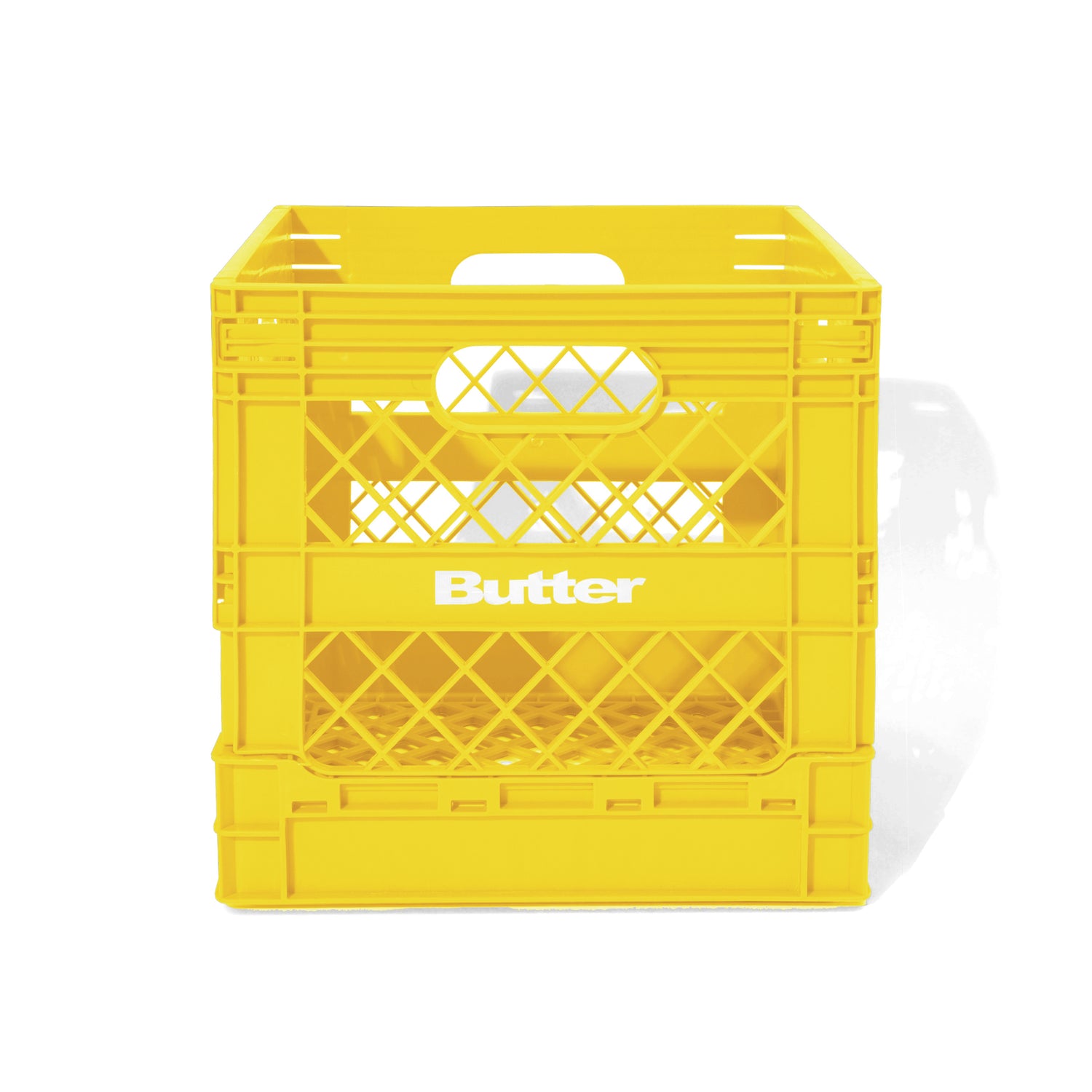 RECORD CRATE YELLOW