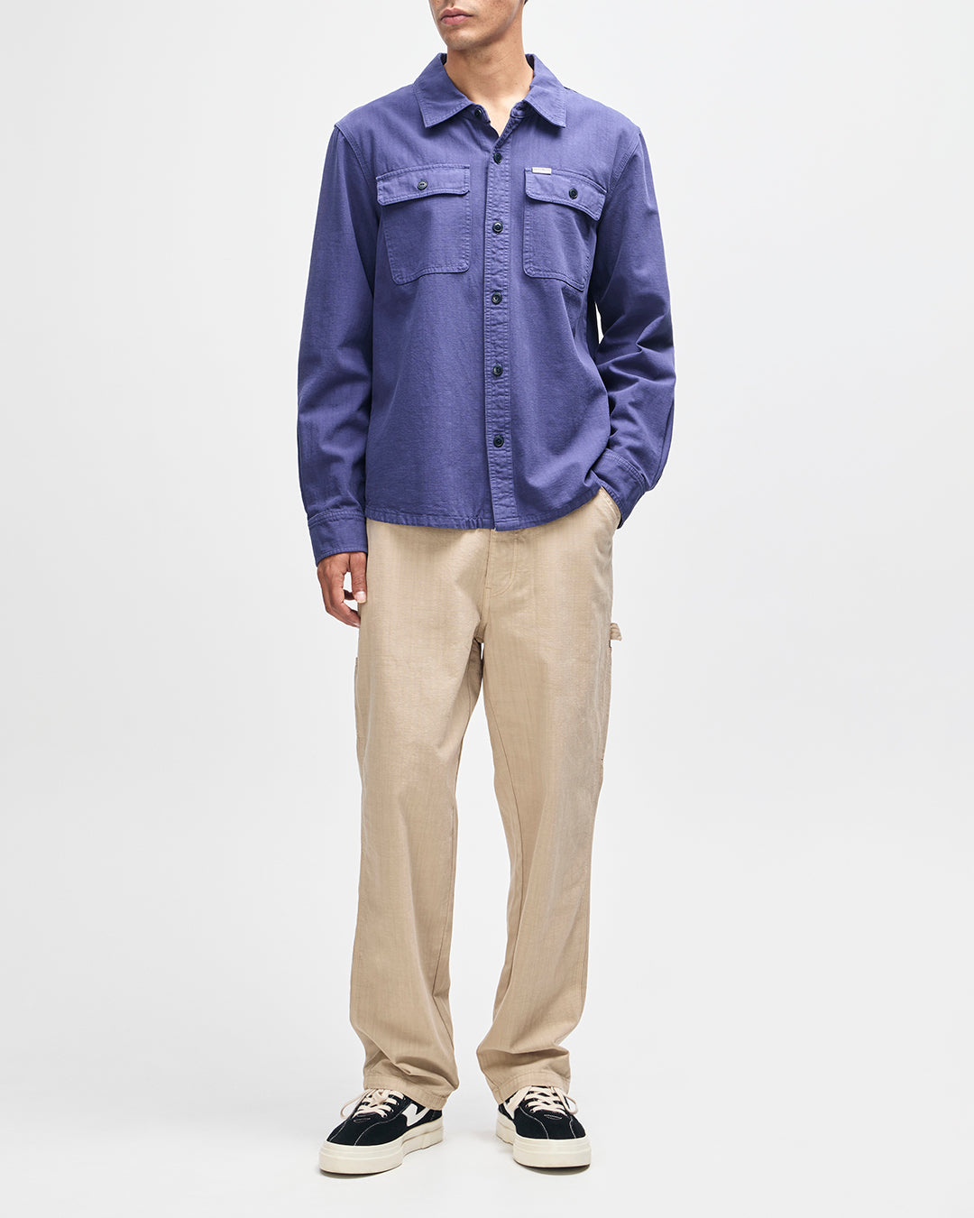 VACAY CHAMBRAY SHIRT MECHANIC BLUE