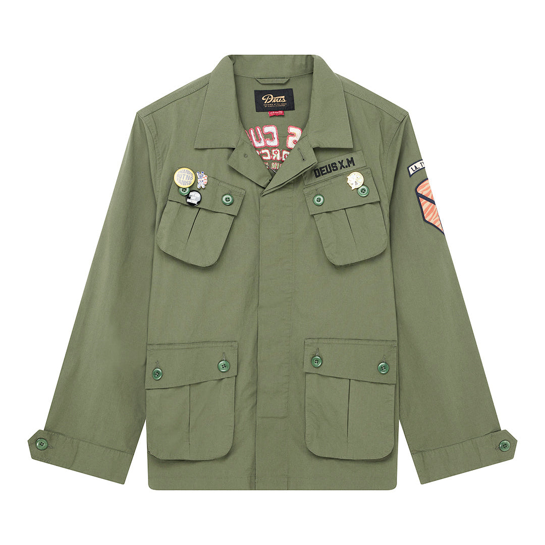 POWER OVERSHIRT PINE GREEN