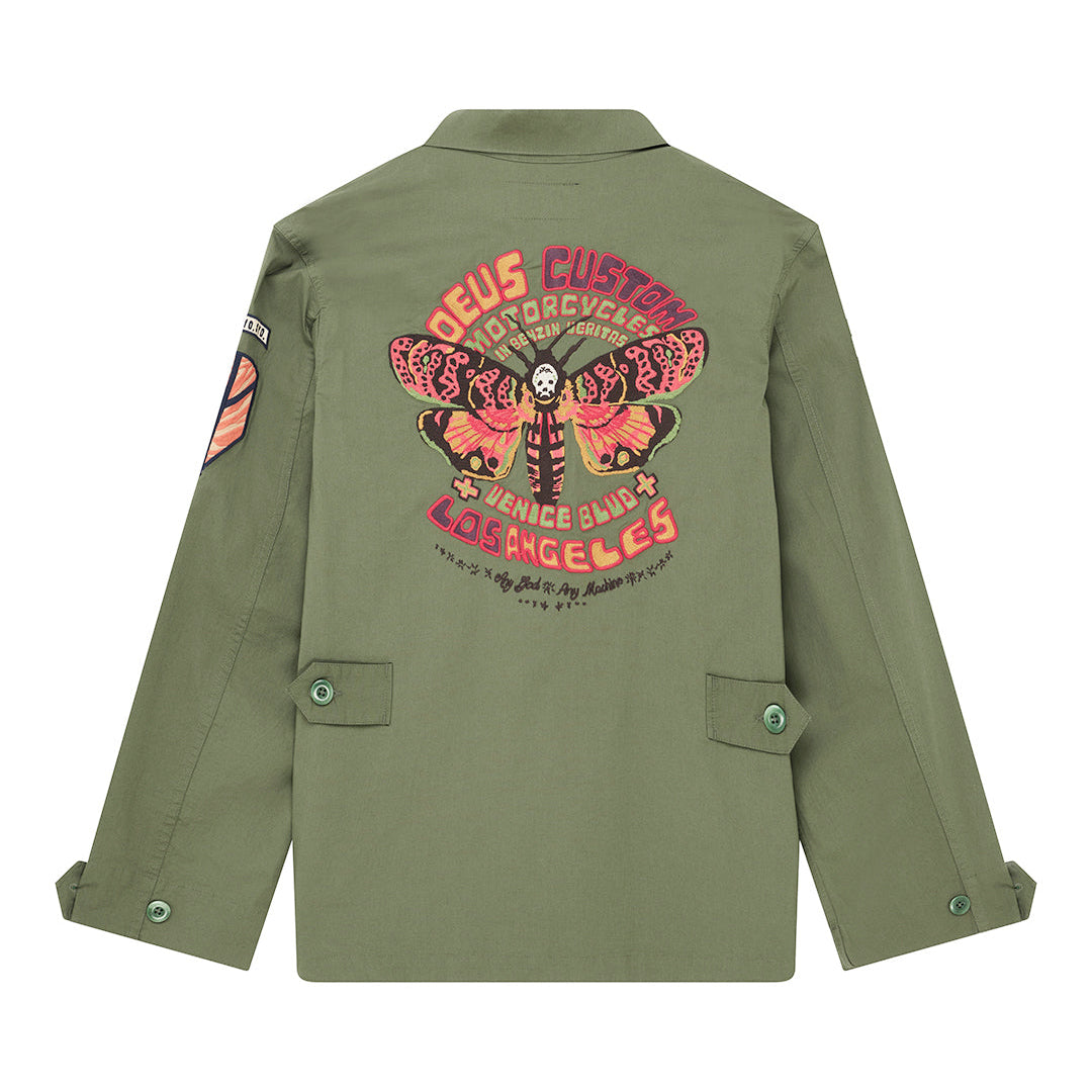 POWER OVERSHIRT PINE GREEN