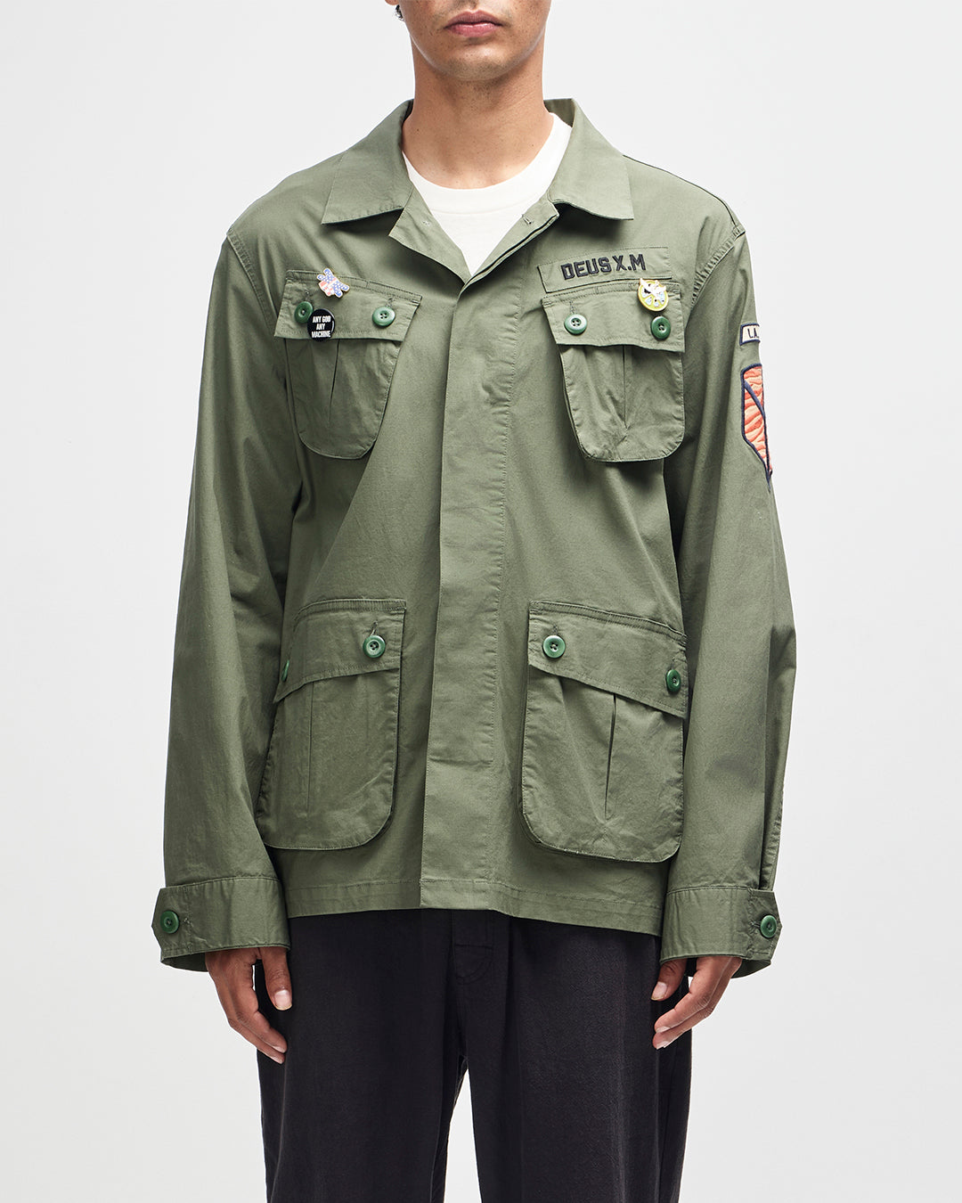 POWER OVERSHIRT PINE GREEN