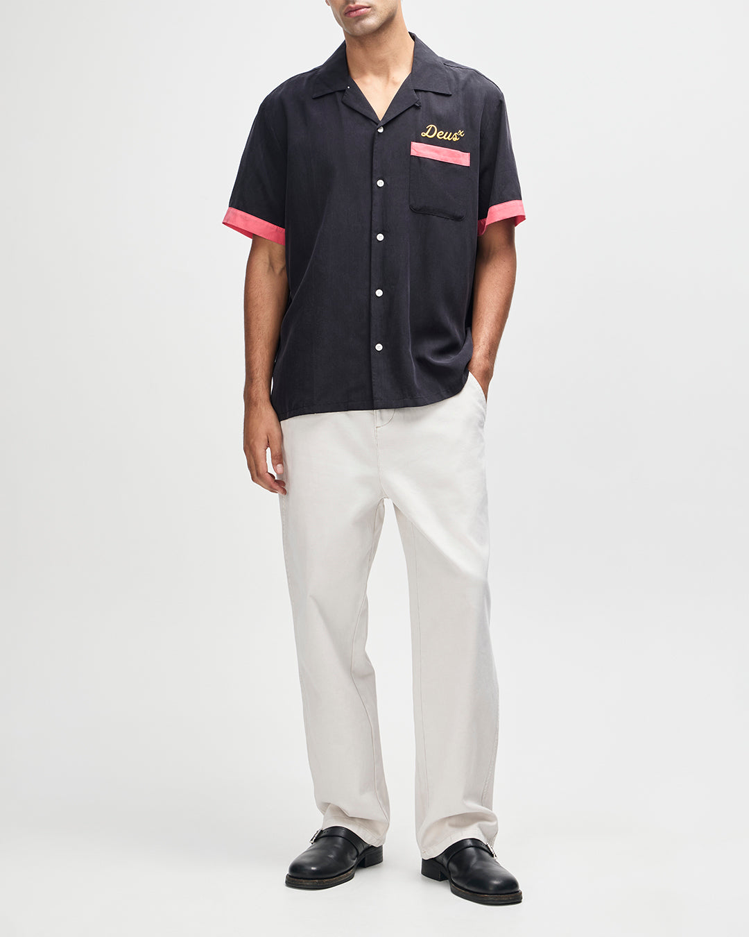 HISSSTERICAL BOWLING SHIRT BLACK