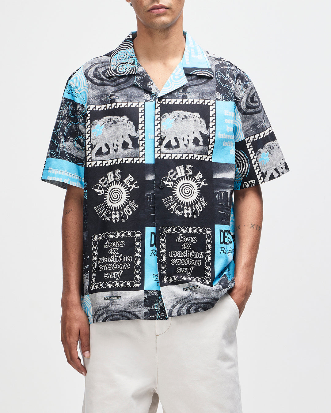 WASHED AWAY SHIRT CAVIAR