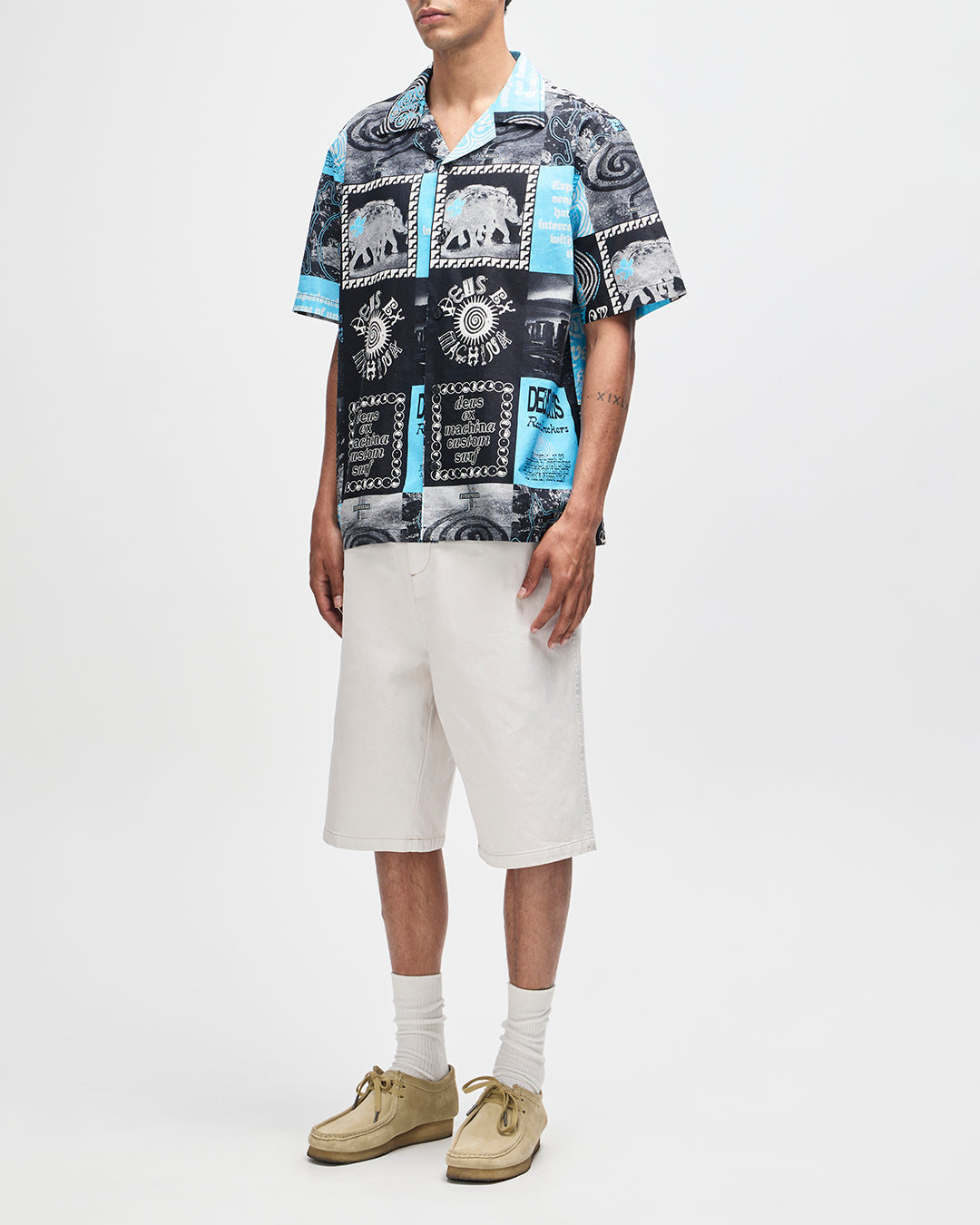 WASHED AWAY SHIRT CAVIAR