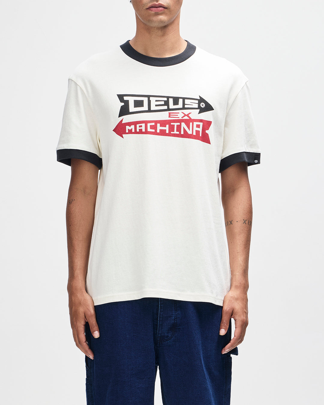 ARROWS RINGER TEE PRISTINE WHITE