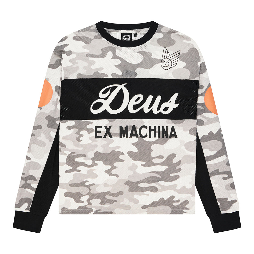 OMBRE MOTO JERSEY GREY CAMO