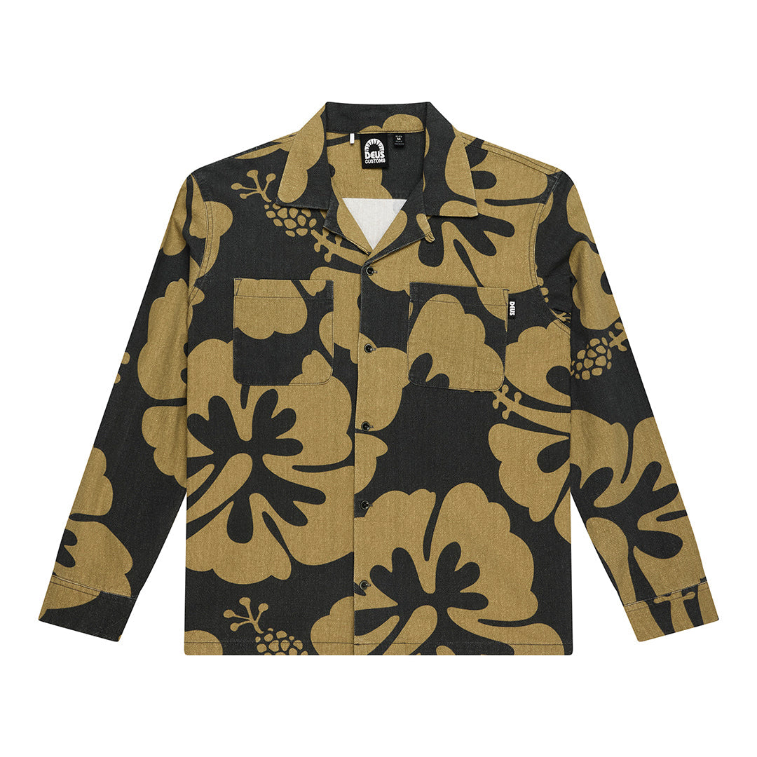 OAHU LS SHIRT ANTHRACITE GREY