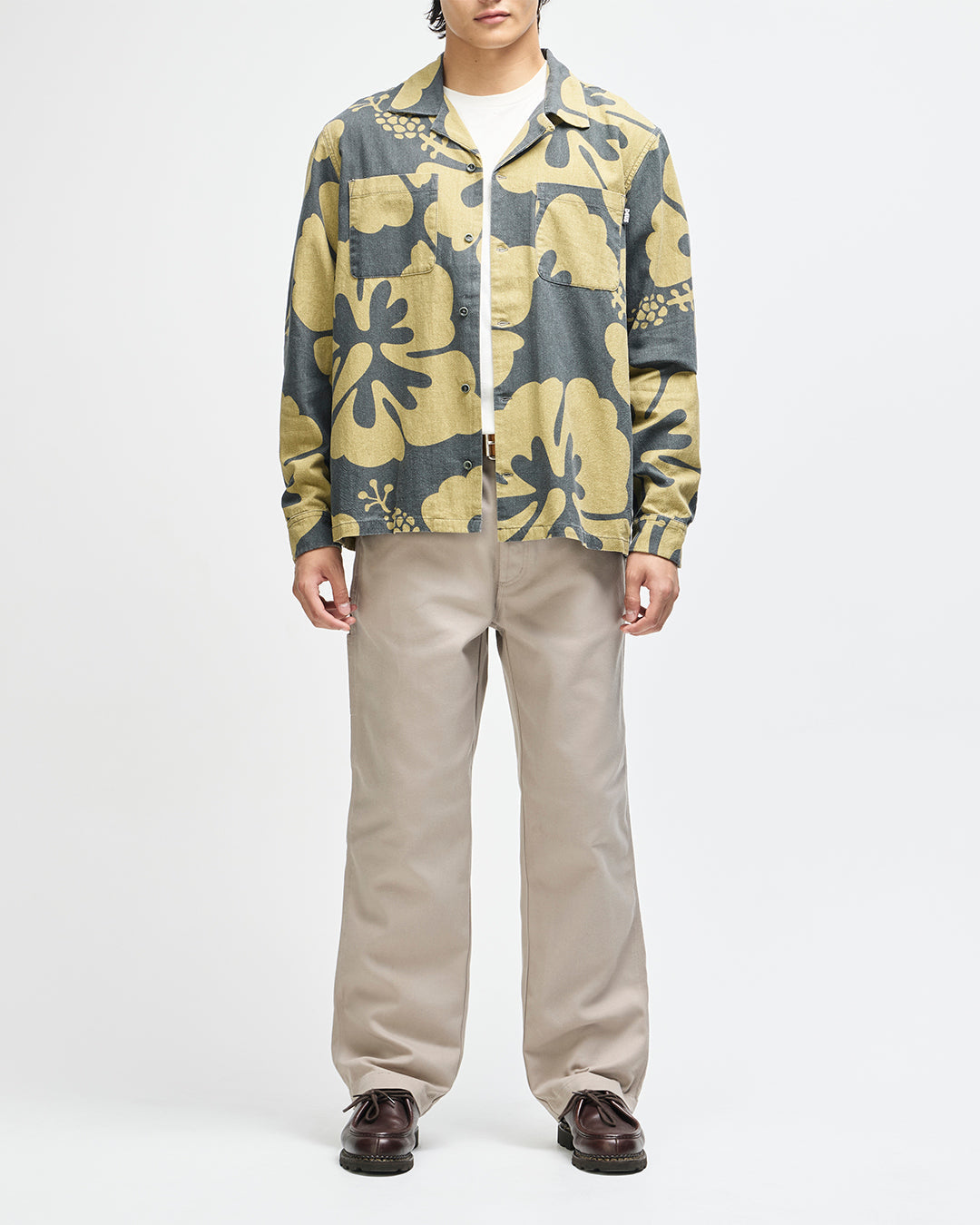 OAHU LS SHIRT ANTHRACITE GREY