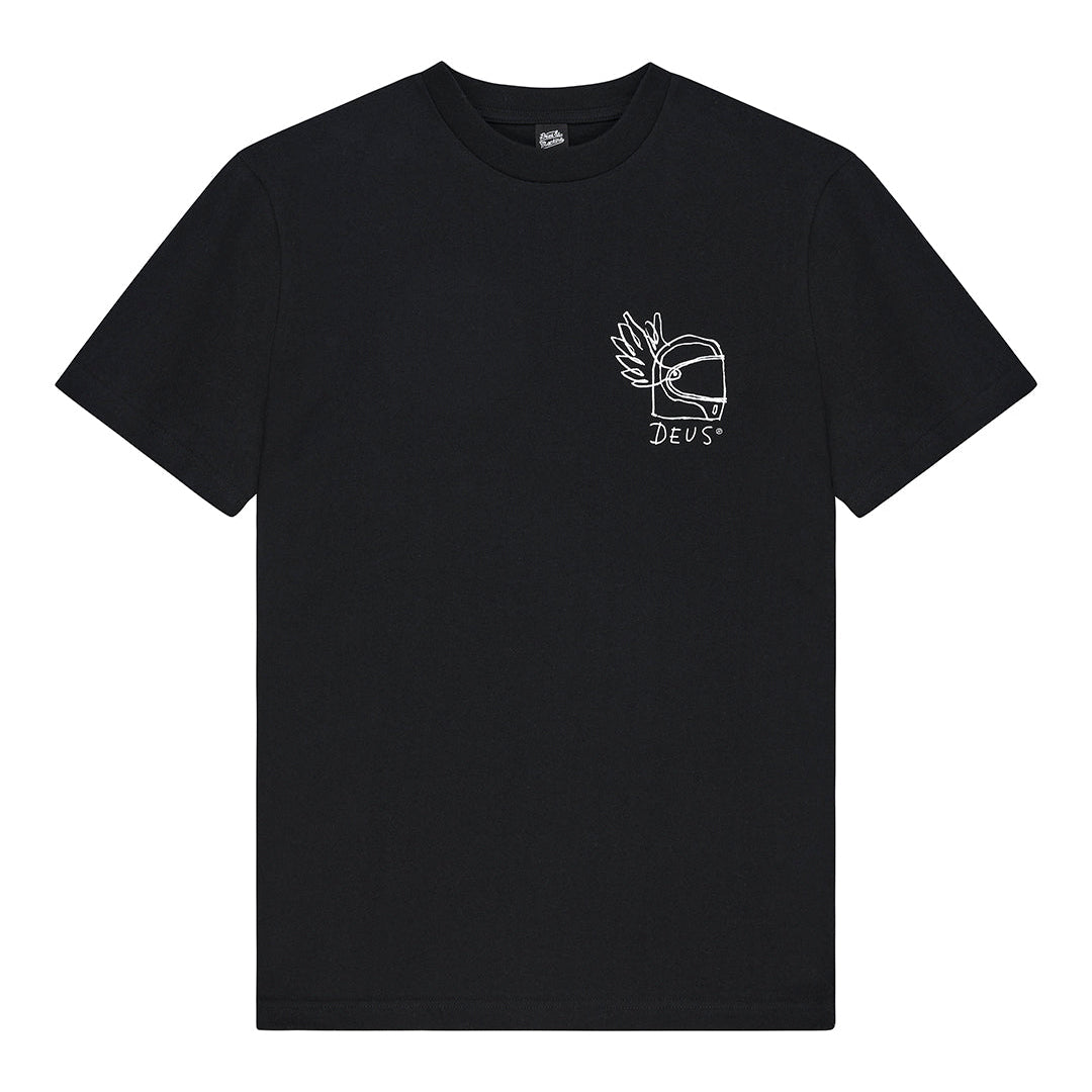 HARAJUKU HELMET TEE BLACK