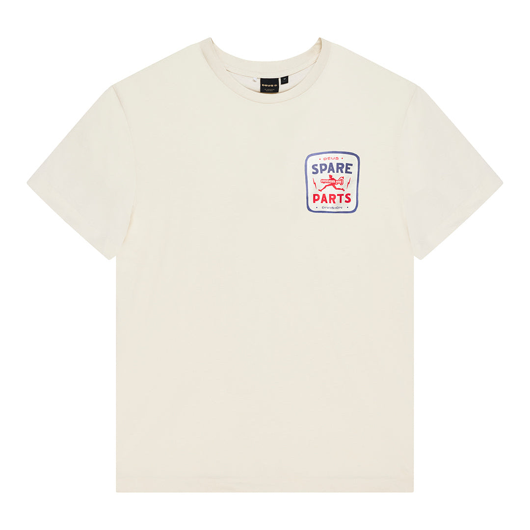MUDFLAP TEE VINTAGE WHITE