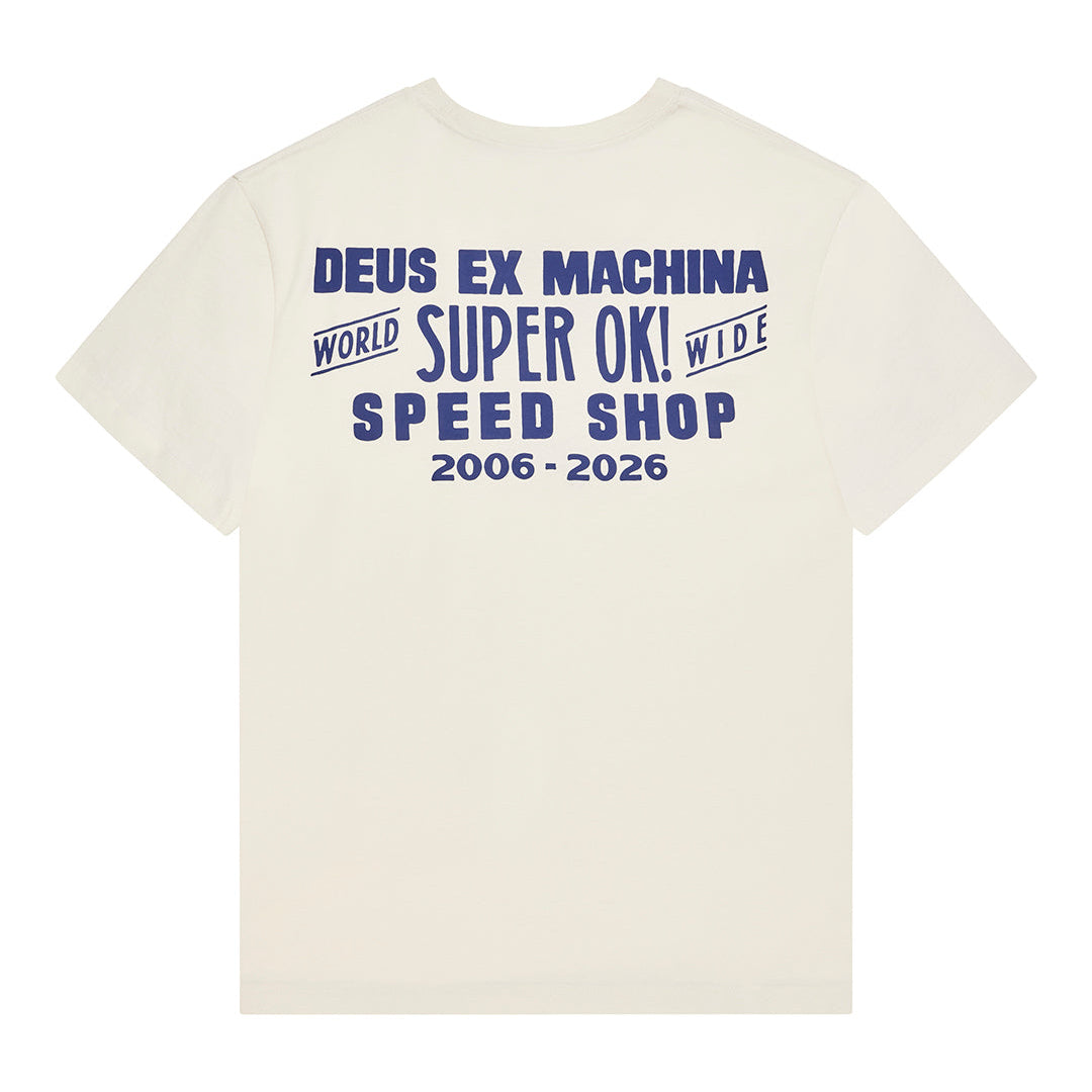 MUDFLAP TEE VINTAGE WHITE