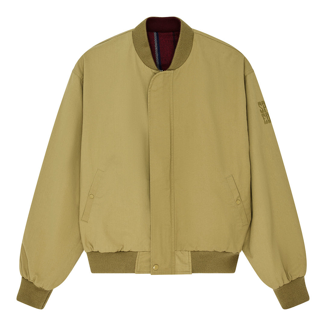PENDULA REVERSIBLE JACKET WILLOW GREEN / BLANKET RED