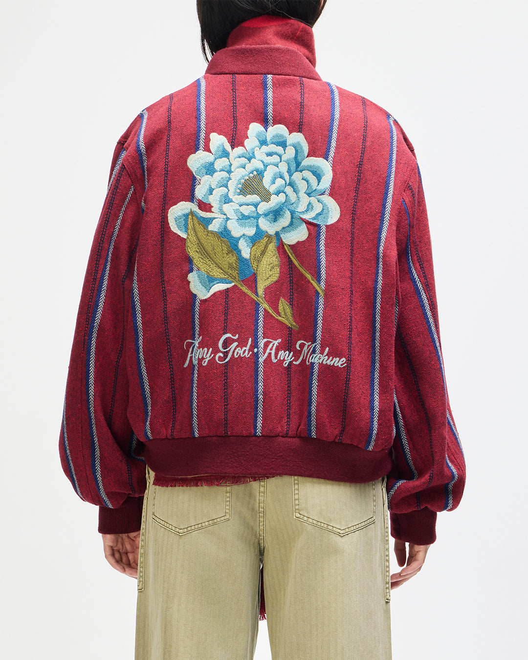 PENDULA REVERSIBLE JACKET WILLOW GREEN / BLANKET RED