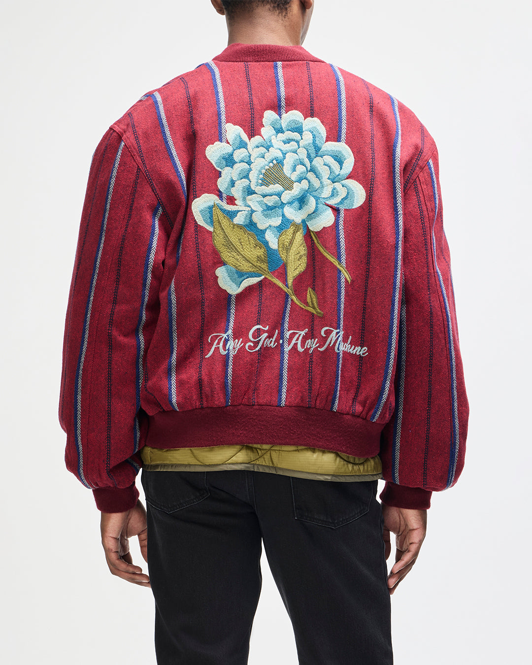 PENDULA REVERSIBLE JACKET WILLOW GREEN / BLANKET RED