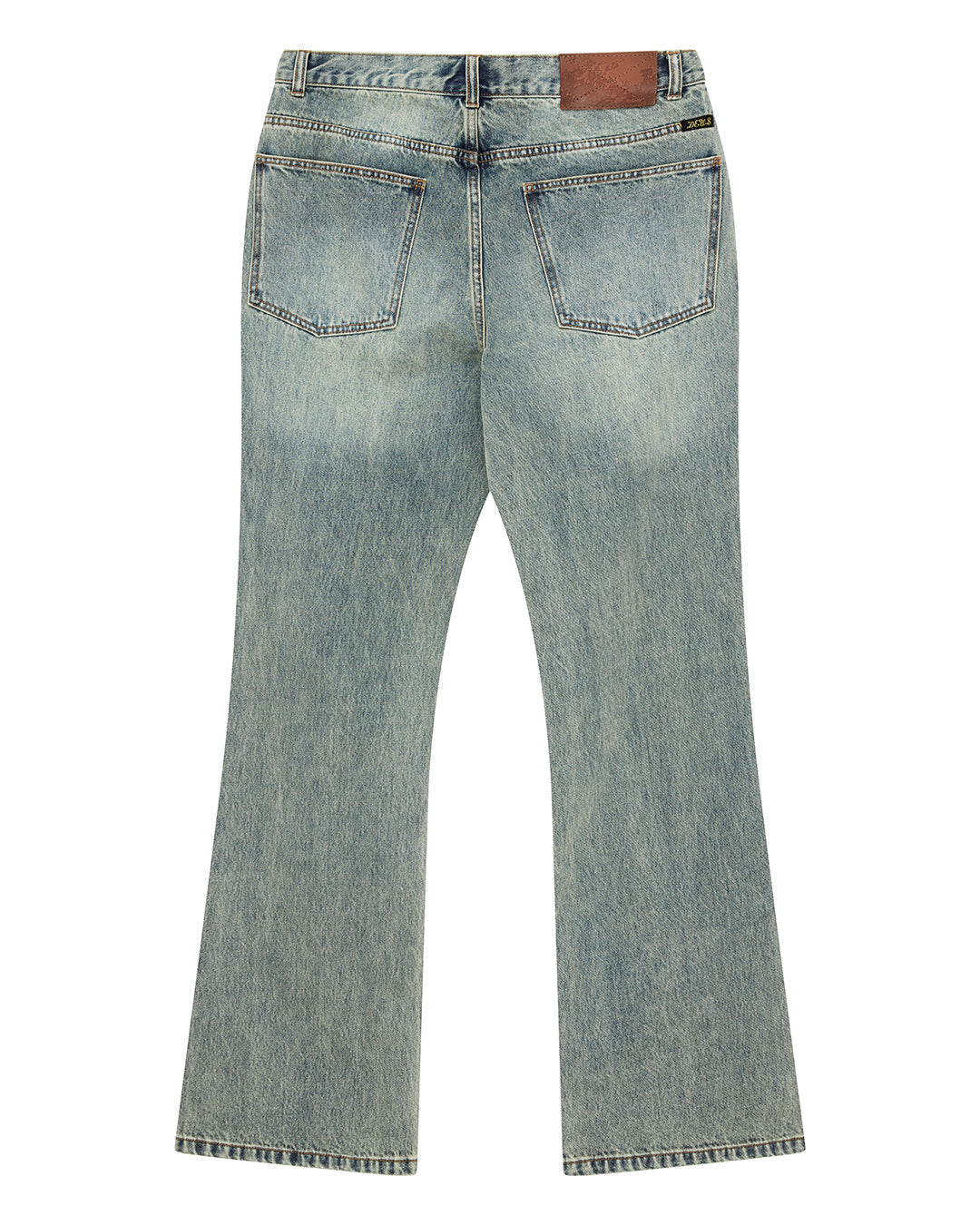 CURVE LINE BOOTCUT JEAN DIRTY DENIM