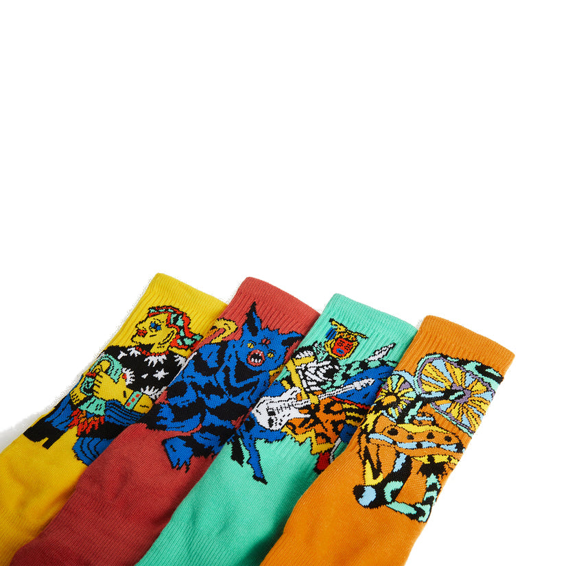 FA BOB MOLLEMA SOCKS 4PC MINT
