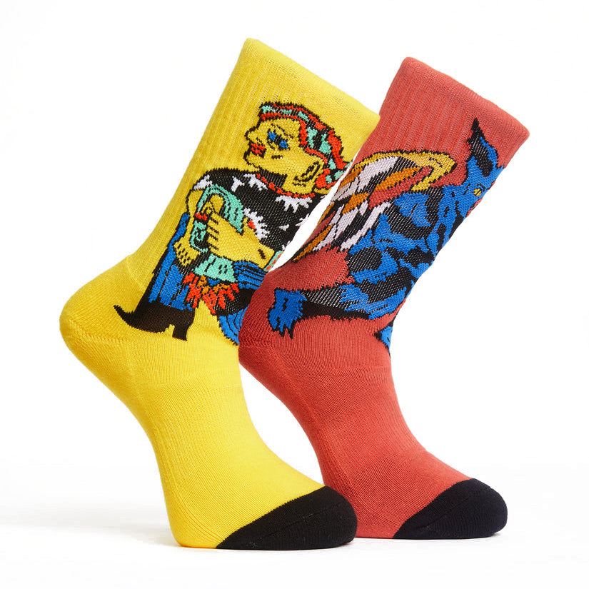 FA BOB MOLLEMA SOCKS 4PC MINT