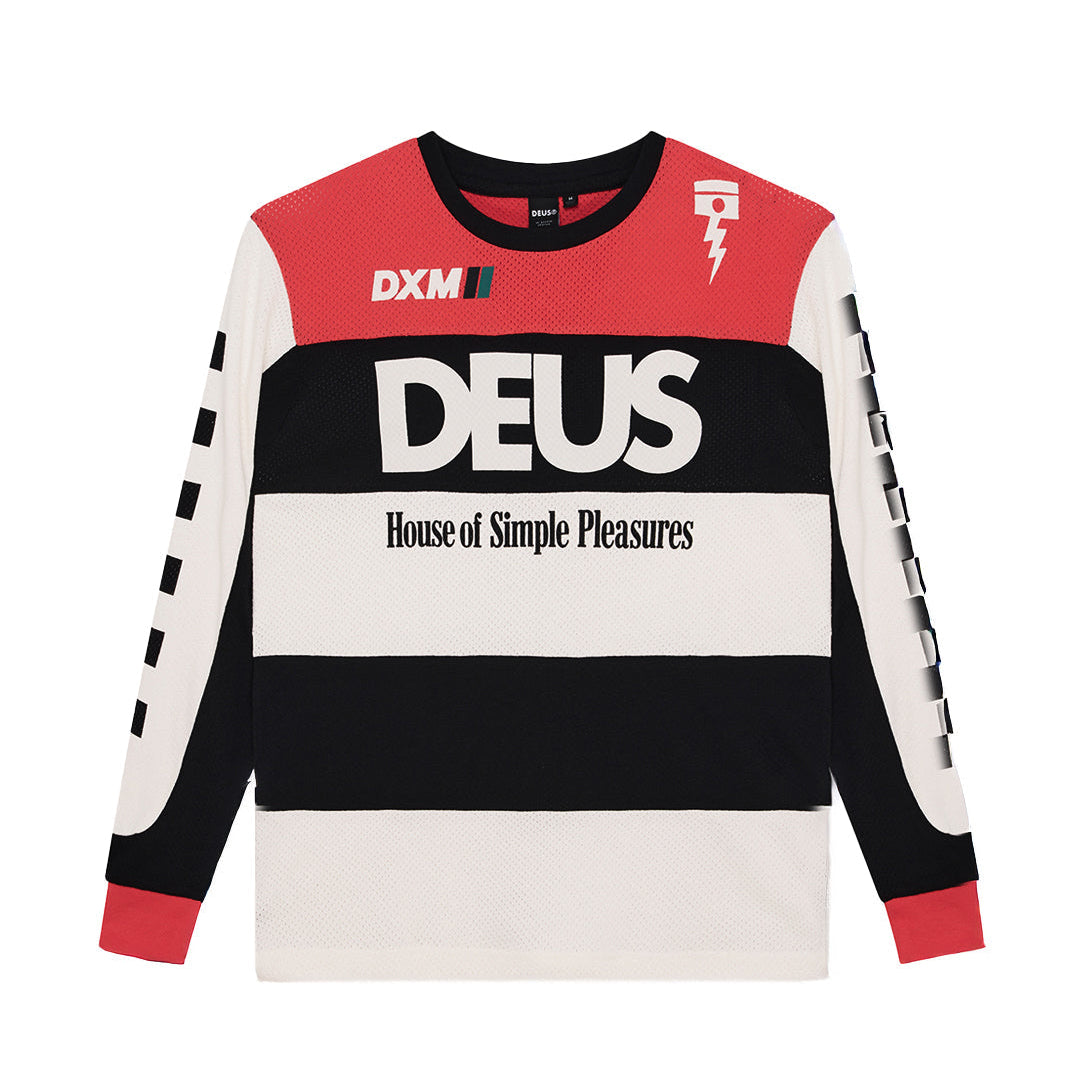 VILANDER MOTO JERSEY VALIANT RED COMBO