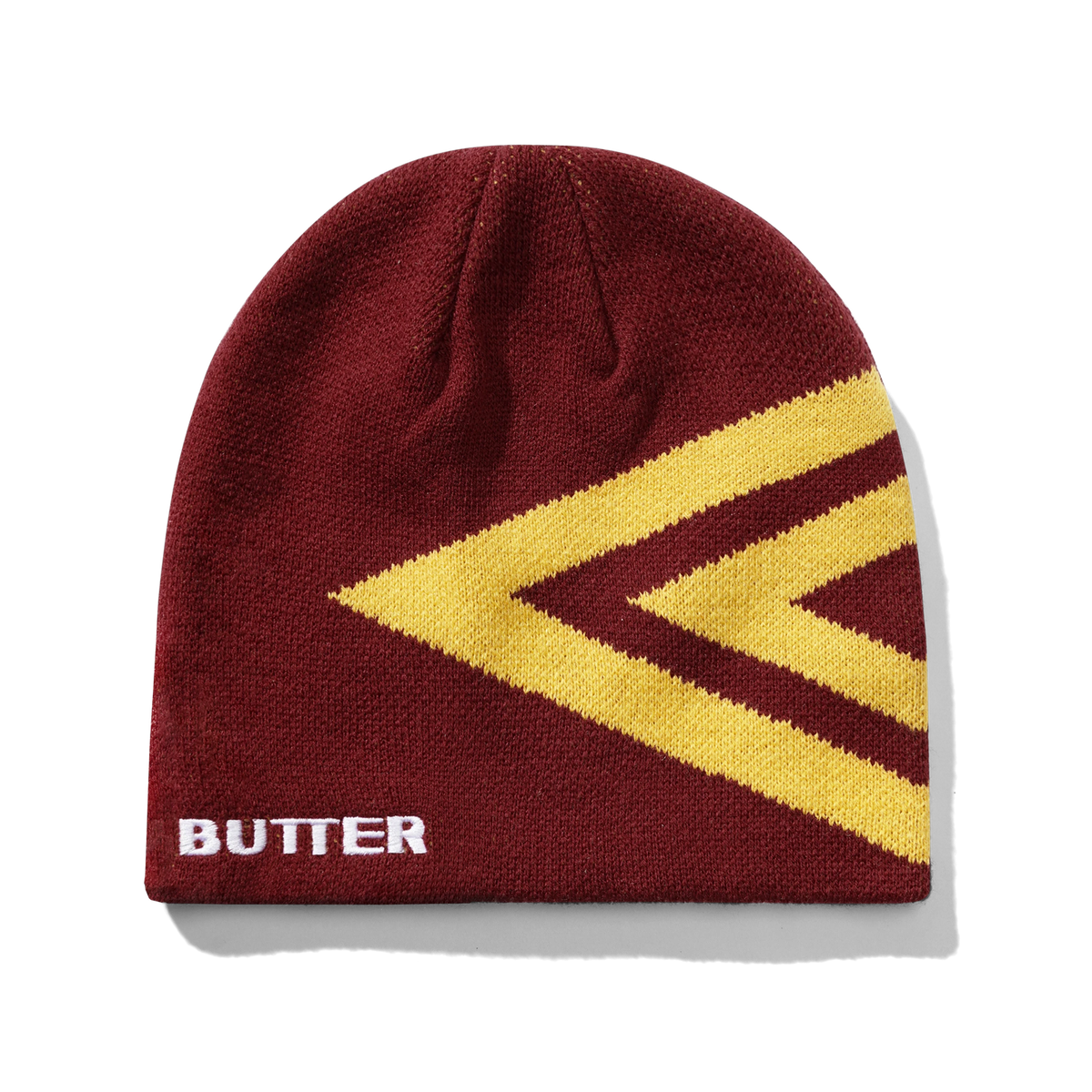 DIAMOND SKULLY BEANIE BURGUNDY
