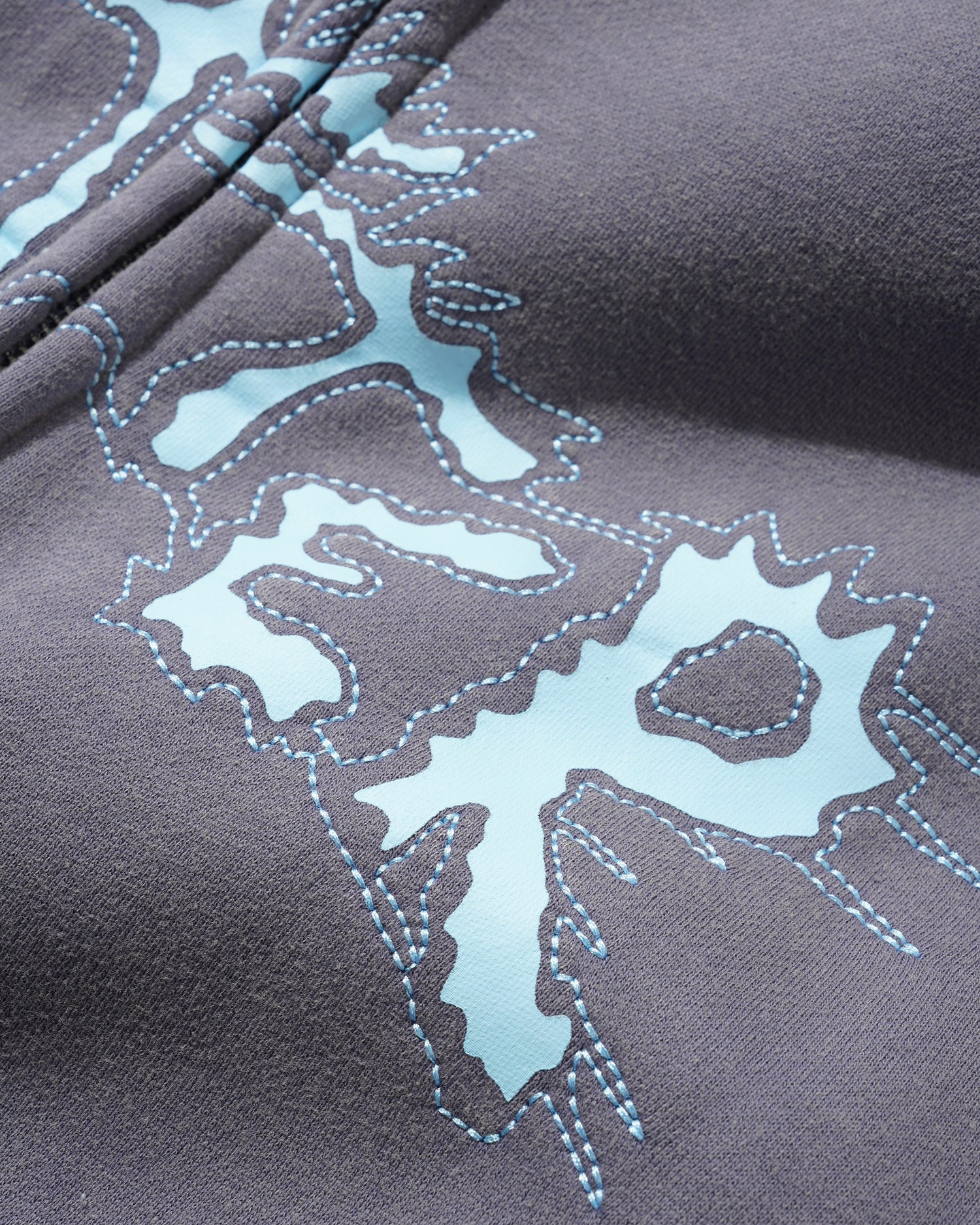 ERUPTION ZIP-THRU HOOD DENIM