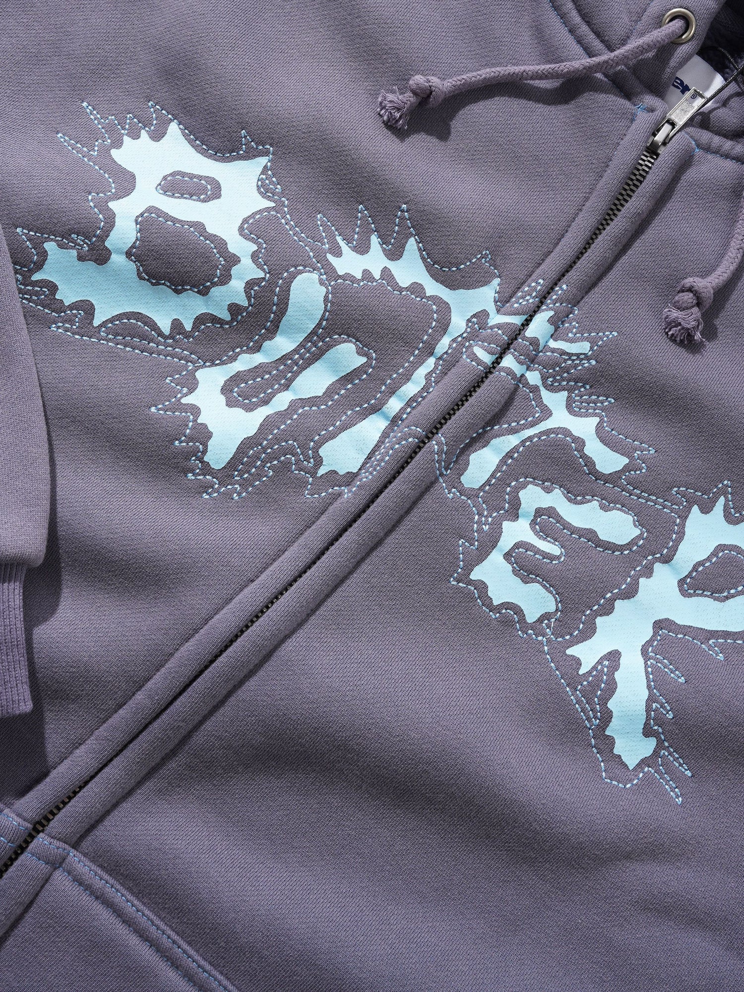 ERUPTION ZIP-THRU HOOD DENIM