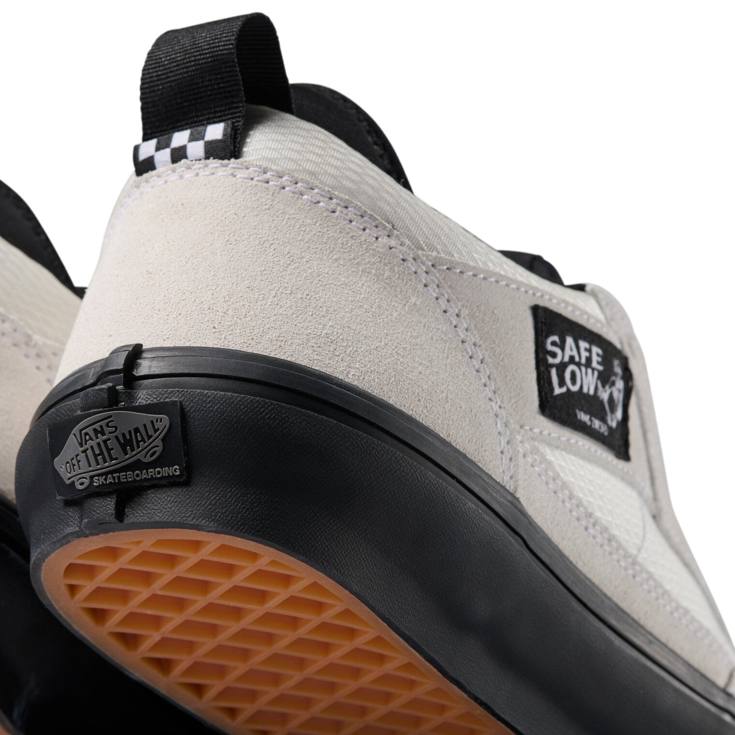 SKATE SAFE LOW BONE WHITE / BLACK