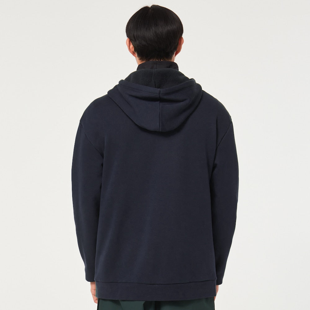 RIDER LONG 2.0 HOODIE BLACK / WHITE
