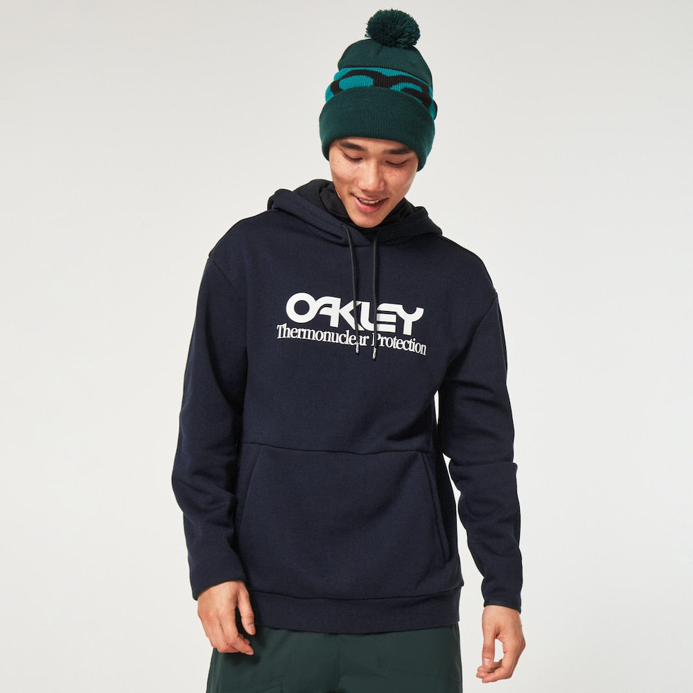 RIDER LONG 2.0 HOODIE BLACK / WHITE